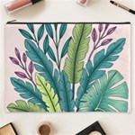 Illustrations Plants Nature Leaves Cosmetic Bag (XXXL)