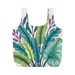 Illustrations Plants Nature Leaves Full Print Recycle Bag (M)