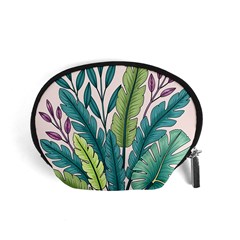 Illustrations Plants Nature Leaves Accessory Pouch (Small) from ArtsNow.com Front