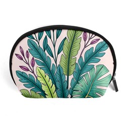 Illustrations Plants Nature Leaves Accessory Pouch (Large) from ArtsNow.com Front