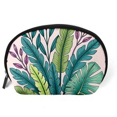 Illustrations Plants Nature Leaves Accessory Pouch (Large) from ArtsNow.com Back