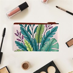 Illustrations Plants Nature Leaves Cosmetic Bag (XS) from ArtsNow.com Back