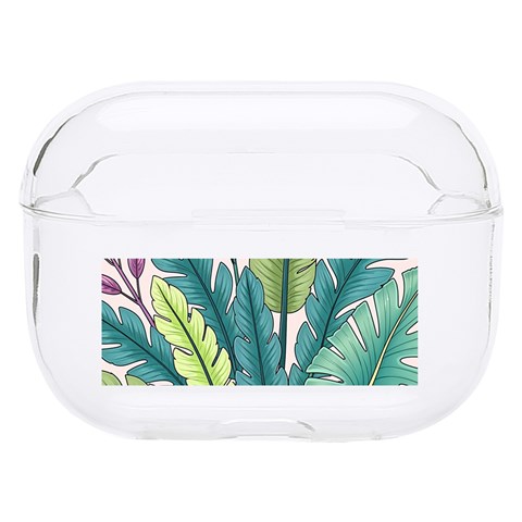 Illustrations Plants Nature Leaves Hard PC AirPods Pro Case from ArtsNow.com Front