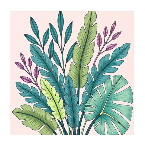 Illustrations Plants Nature Leaves Duvet Cover (Queen Size) from ArtsNow.com Front