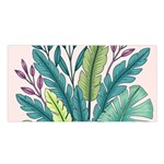 Illustrations Plants Nature Leaves Satin Shawl 45  x 80 