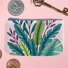 Illustrations Plants Nature Leaves Large Coin Purse from ArtsNow.com Front