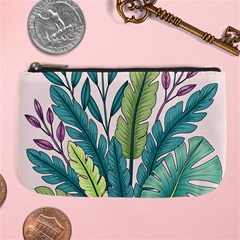 Illustrations Plants Nature Leaves Large Coin Purse from ArtsNow.com Front