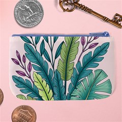 Illustrations Plants Nature Leaves Large Coin Purse from ArtsNow.com Back