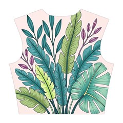 Illustrations Plants Nature Leaves Cotton Crop Top from ArtsNow.com Back