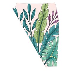 Illustrations Plants Nature Leaves Midi Wrap Pencil Skirt from ArtsNow.com Front Left