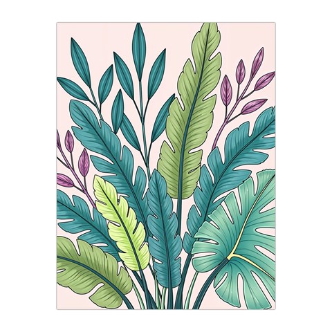 Illustrations Plants Nature Leaves Medium Tapestry from ArtsNow.com Front