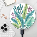 Illustrations Plants Nature Leaves Wireless Fast Charger(White)