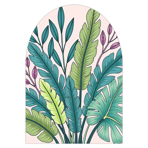 Illustrations Plants Nature Leaves Microwave Oven Glove from ArtsNow.com Front