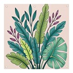 Illustrations Plants Nature Leaves Banner and Sign 3  x 3 