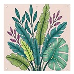 Illustrations Plants Nature Leaves Banner and Sign 4  x 4 