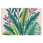 Illustrations Plants Nature Leaves Banner and Sign 6  x 4 