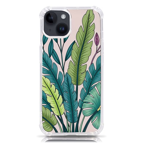 Illustrations Plants Nature Leaves iPhone 14 TPU UV Print Case from ArtsNow.com Front