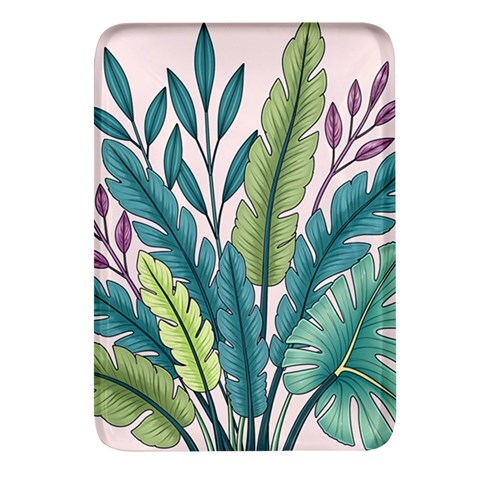 Illustrations Plants Nature Leaves Rectangular Glass Fridge Magnet (4 pack) from ArtsNow.com Front