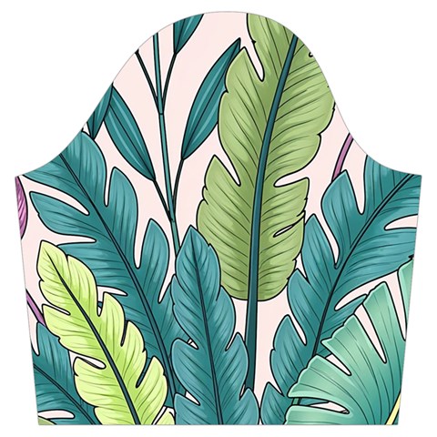 Illustrations Plants Nature Leaves Trumpet Sleeve Cropped Top from ArtsNow.com Sleeve Right