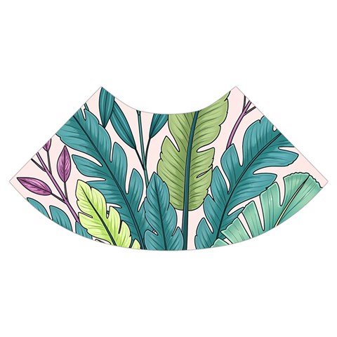 Illustrations Plants Nature Leaves Trumpet Sleeve Cropped Top from ArtsNow.com Cuff Right