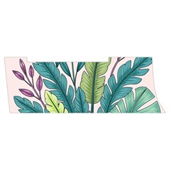 Illustrations Plants Nature Leaves Men s Side Zip Front Pouch Ski And Snowboard Bib Pants	 from ArtsNow.com Waistband Right