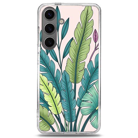 Illustrations Plants Nature Leaves Samsung Galaxy S24 6.2 Inch TPU UV Case from ArtsNow.com Front