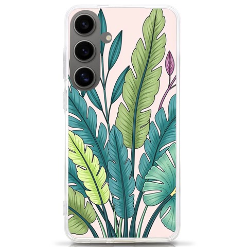 Illustrations Plants Nature Leaves Samsung Galaxy S24 Ultra 6.9 Inch TPU UV Case from ArtsNow.com Front