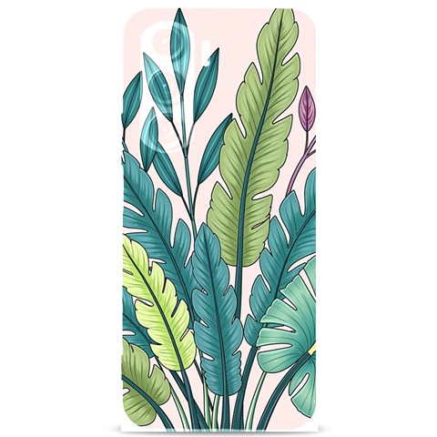 Illustrations Plants Nature Leaves Samsung Galaxy S24 Plus 6.7 Inch Black TPU UV Case from ArtsNow.com Front