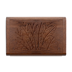 Illustrations Plants Nature Leaves Wood Oval USB Flash Drive from ArtsNow.com Box