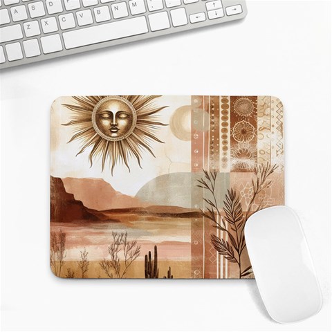 Abstract Sun Boho Bohemian Design Small Mousepad from ArtsNow.com Front