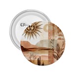 Abstract Sun Boho Bohemian Design 2.25  Buttons