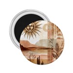 Abstract Sun Boho Bohemian Design 2.25  Magnets