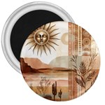 Abstract Sun Boho Bohemian Design 3  Magnets