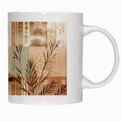 Abstract Sun Boho Bohemian Design White Mug from ArtsNow.com Right