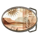 Abstract Sun Boho Bohemian Design Belt Buckles