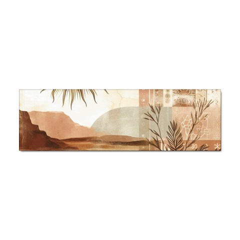 Abstract Sun Boho Bohemian Design Sticker (Bumper) from ArtsNow.com Front