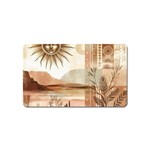 Abstract Sun Boho Bohemian Design Magnet (Name Card)