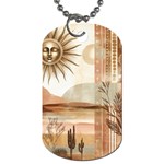 Abstract Sun Boho Bohemian Design Dog Tag (One Side)