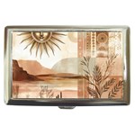 Abstract Sun Boho Bohemian Design Cigarette Money Case