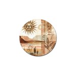 Abstract Sun Boho Bohemian Design Golf Ball Marker