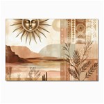 Abstract Sun Boho Bohemian Design Postcard 4 x 6  (Pkg of 10)