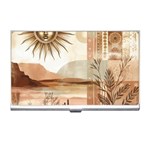 Abstract Sun Boho Bohemian Design Business Card Holder