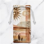 Abstract Sun Boho Bohemian Design Jewelry Bag