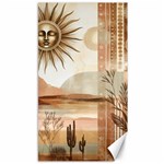 Abstract Sun Boho Bohemian Design Canvas 40  x 72 