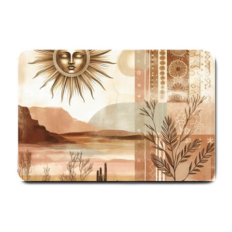 Abstract Sun Boho Bohemian Design Small Doormat from ArtsNow.com 24 x16  Door Mat