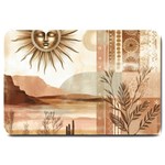 Abstract Sun Boho Bohemian Design Large Doormat