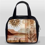 Abstract Sun Boho Bohemian Design Classic Handbag (Two Sides)