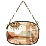 Abstract Sun Boho Bohemian Design Chain Purse (One Side)