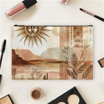 Abstract Sun Boho Bohemian Design Cosmetic Bag (Large)