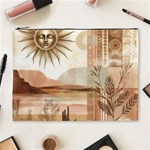 Abstract Sun Boho Bohemian Design Cosmetic Bag (XL)